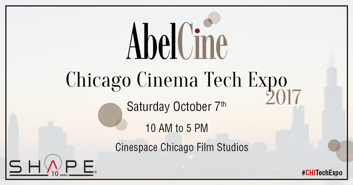 SHAPE WILL BE AT THE CHICAGO CINEMA TECH EXPO IN CHICAGO!