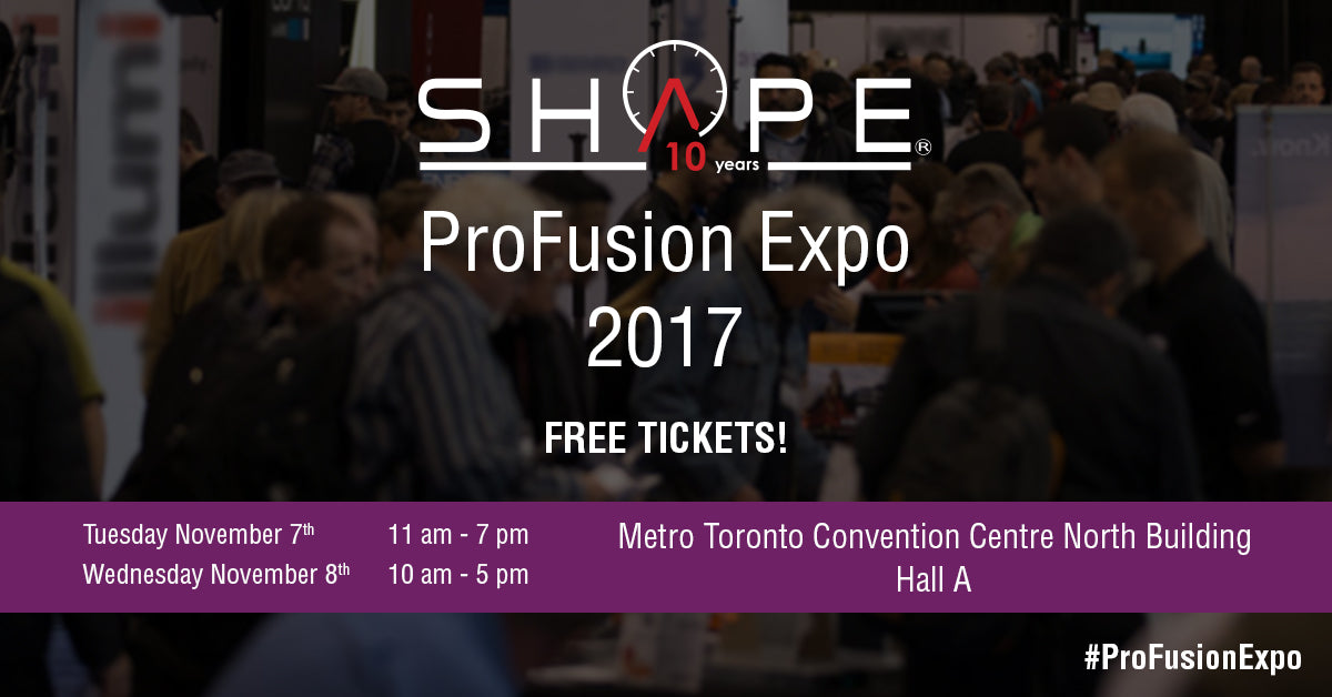 SHAPE WILL BE AT THE PROFUSION EXPO IN TORONTO