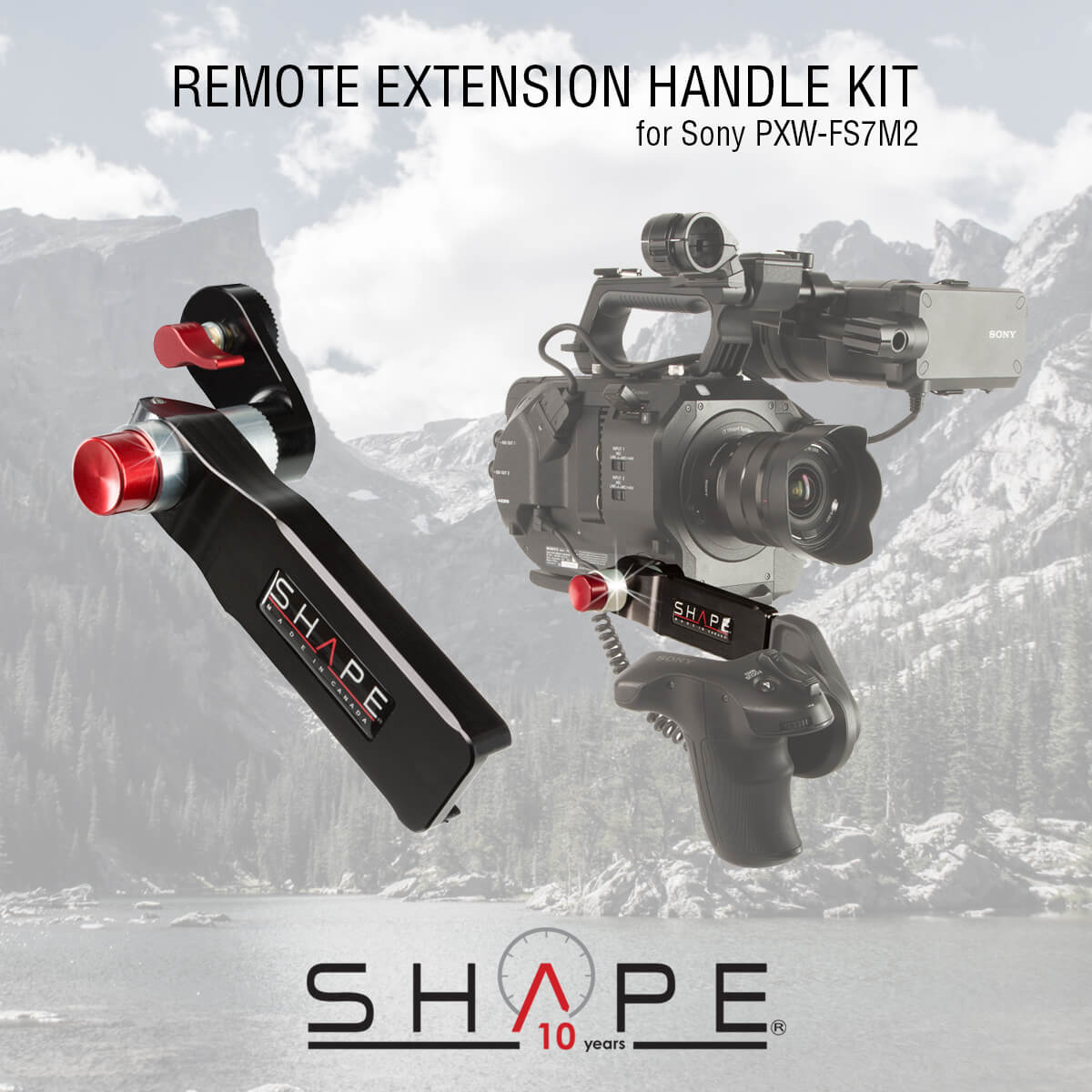 SHAPE Remote Extension handle kit for Sony PXW-FS7M2