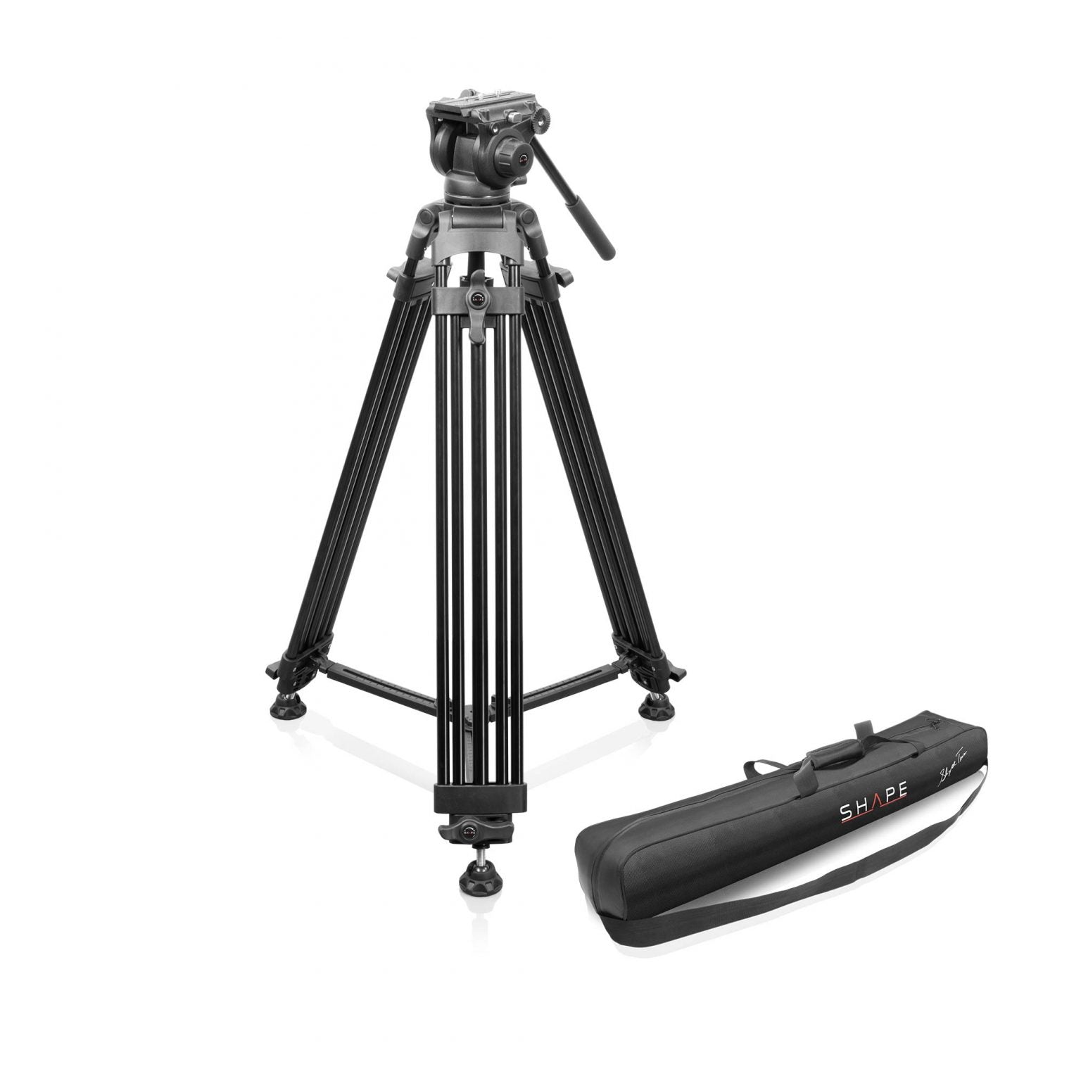 SHAPE Tripod 3-Stage Video with Fluid Head and Bag