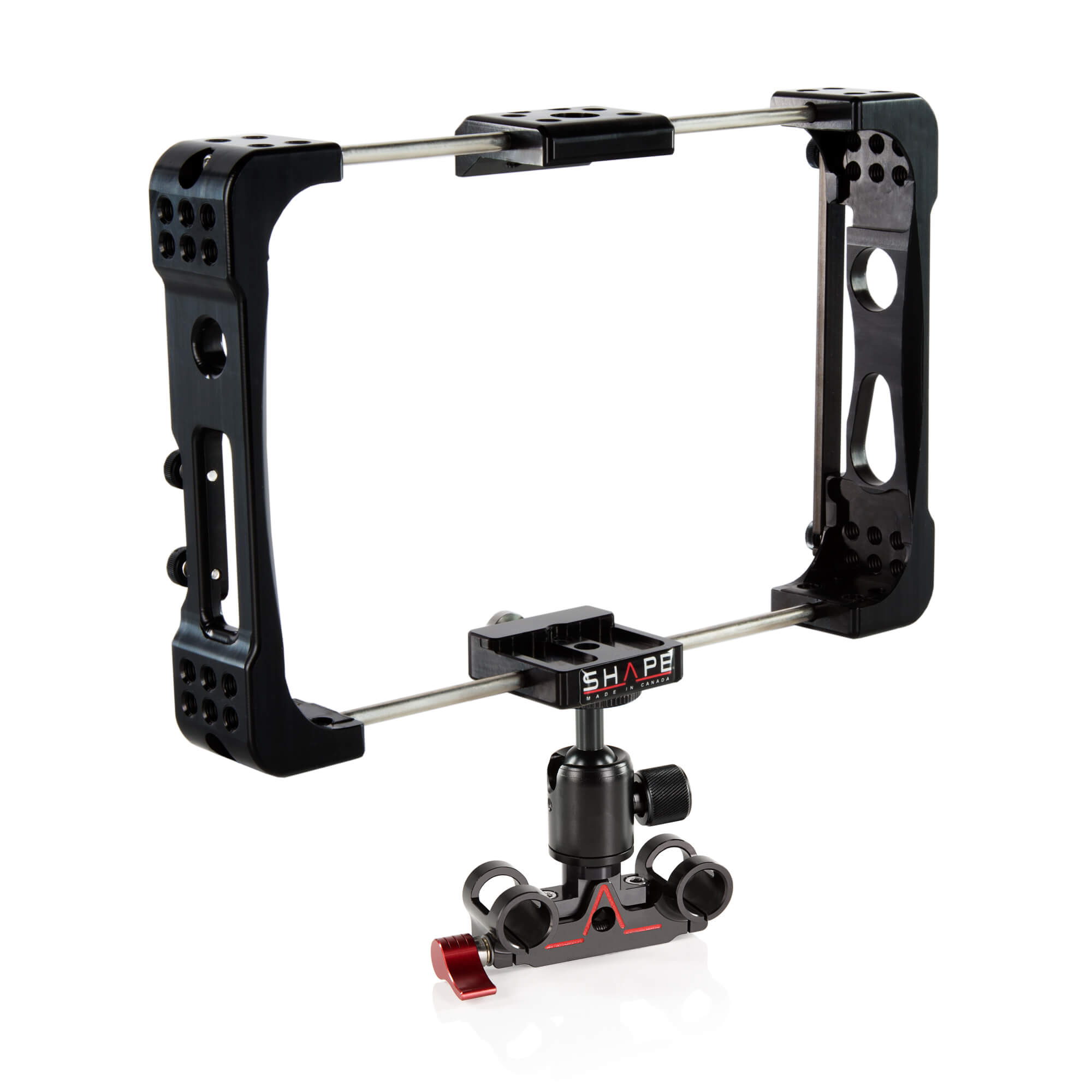 SHAPE Monitor Cage with 15 mm Rod Bloc Ball Head for Atomos Inferno/Flame