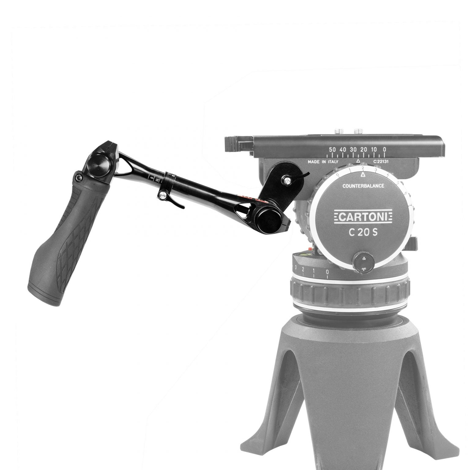 SHAPE Telescopic Pan Handle with Push Button for Cartoni - SHAPE wlb