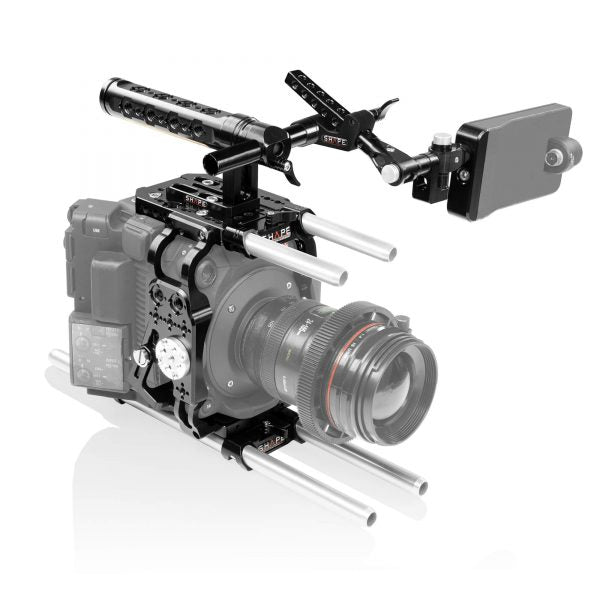 SHAPE Camera Cage, Top Handle, Rod Bloc System and View Finder Mount for Canon C500 MKII/C300 MKIII - SHAPE wlb