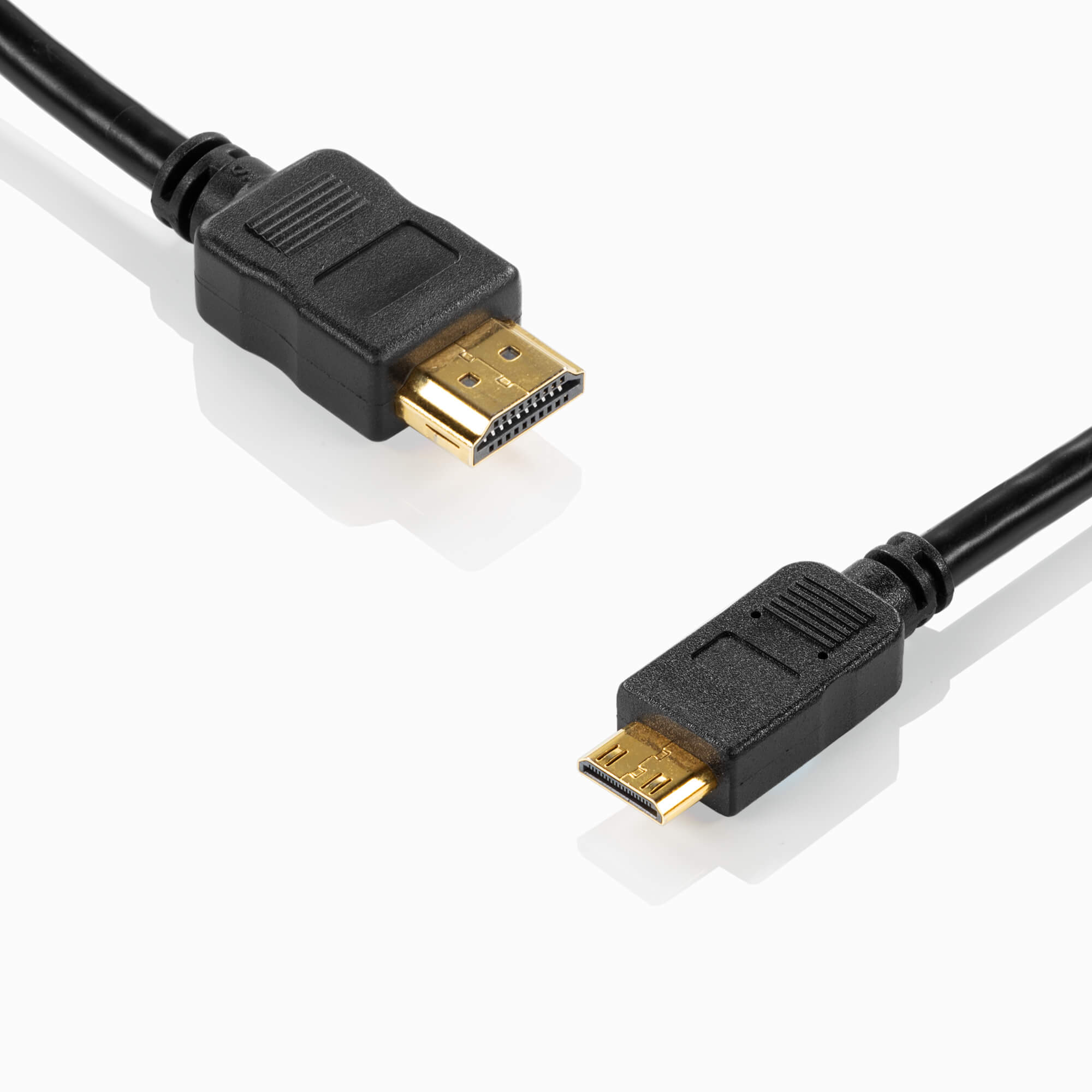 SHAPE HDMI to Mini HDMI Coiled 4K Cable 16 inches