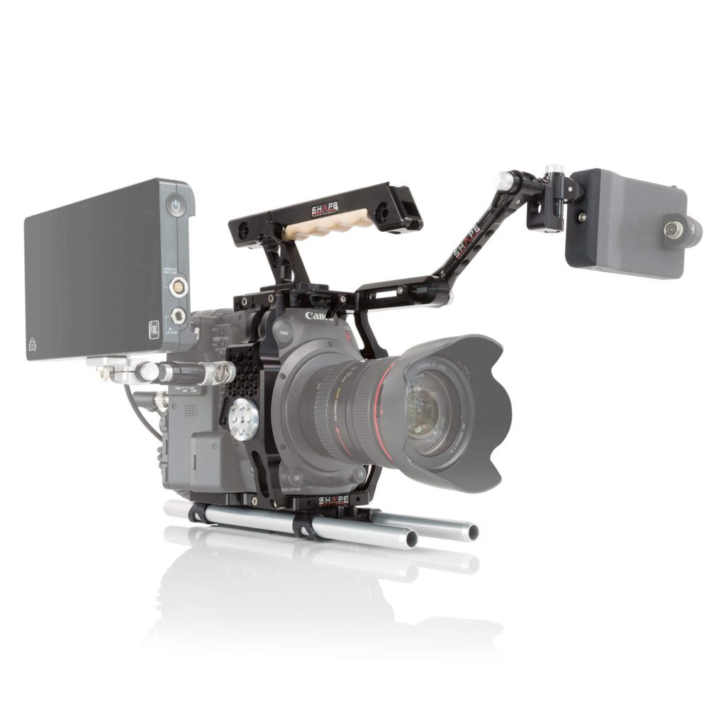 SHAPE Camera Cage, Top Handle, Rod Bloc System and View Finder Mount for Canon C200/C200B - SHAPE wlb