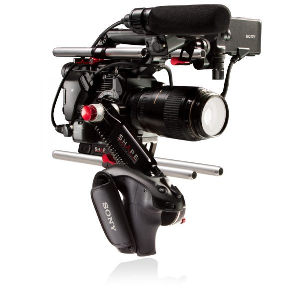 SHAPE 15 mm Baseplate with Top Plate and Remote Extension Handle for Sony FS5/FS5 II