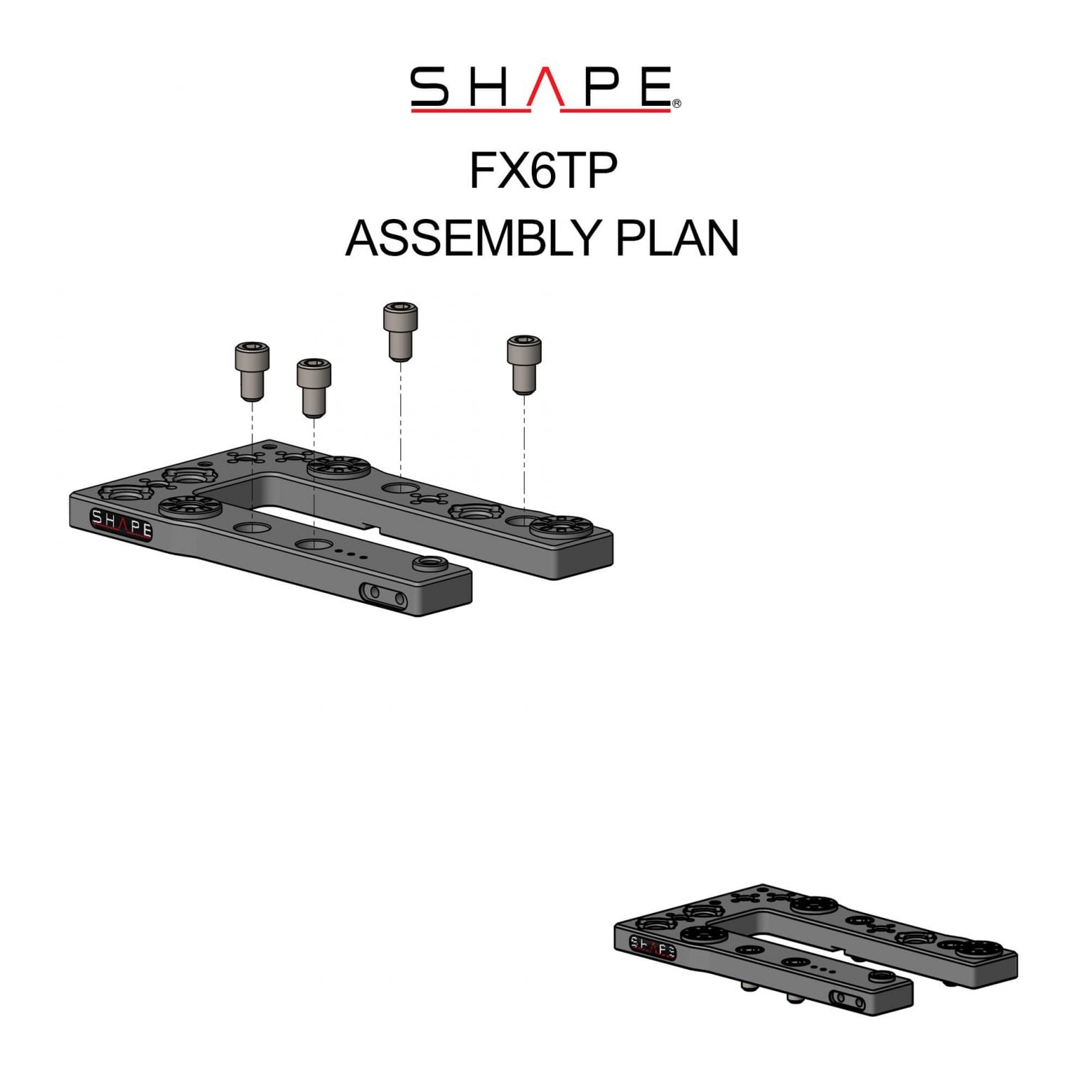 SHAPE Top Plate for Sony FX6