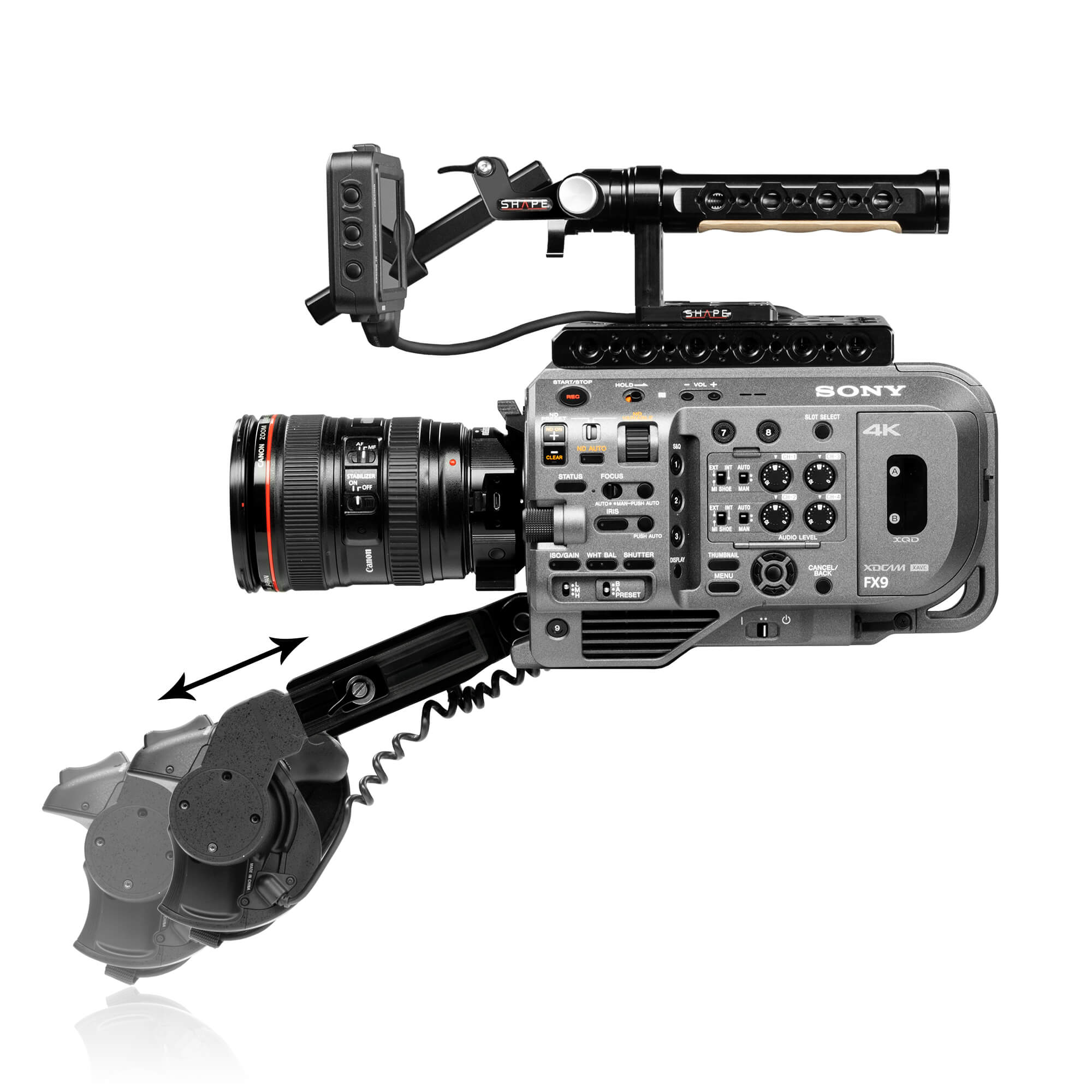 SHAPE Remote Extension Handle for Sony FX9