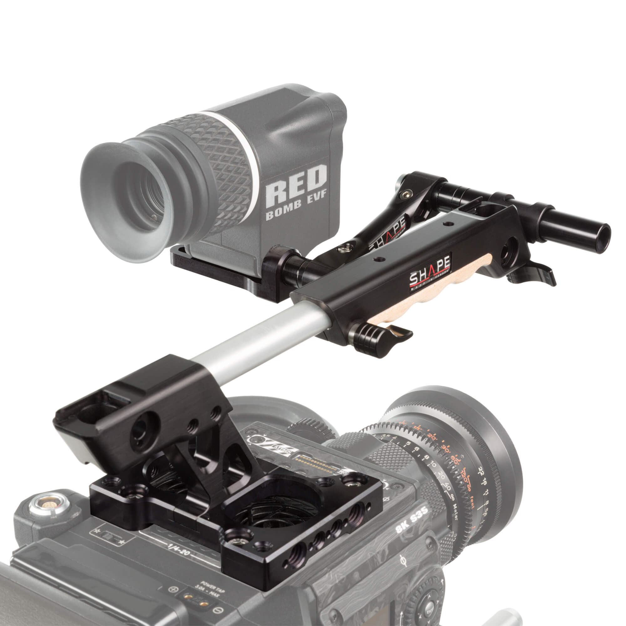 SHAPE Top Plate, Top Handle and View Finder Mount for RED® DSMC2