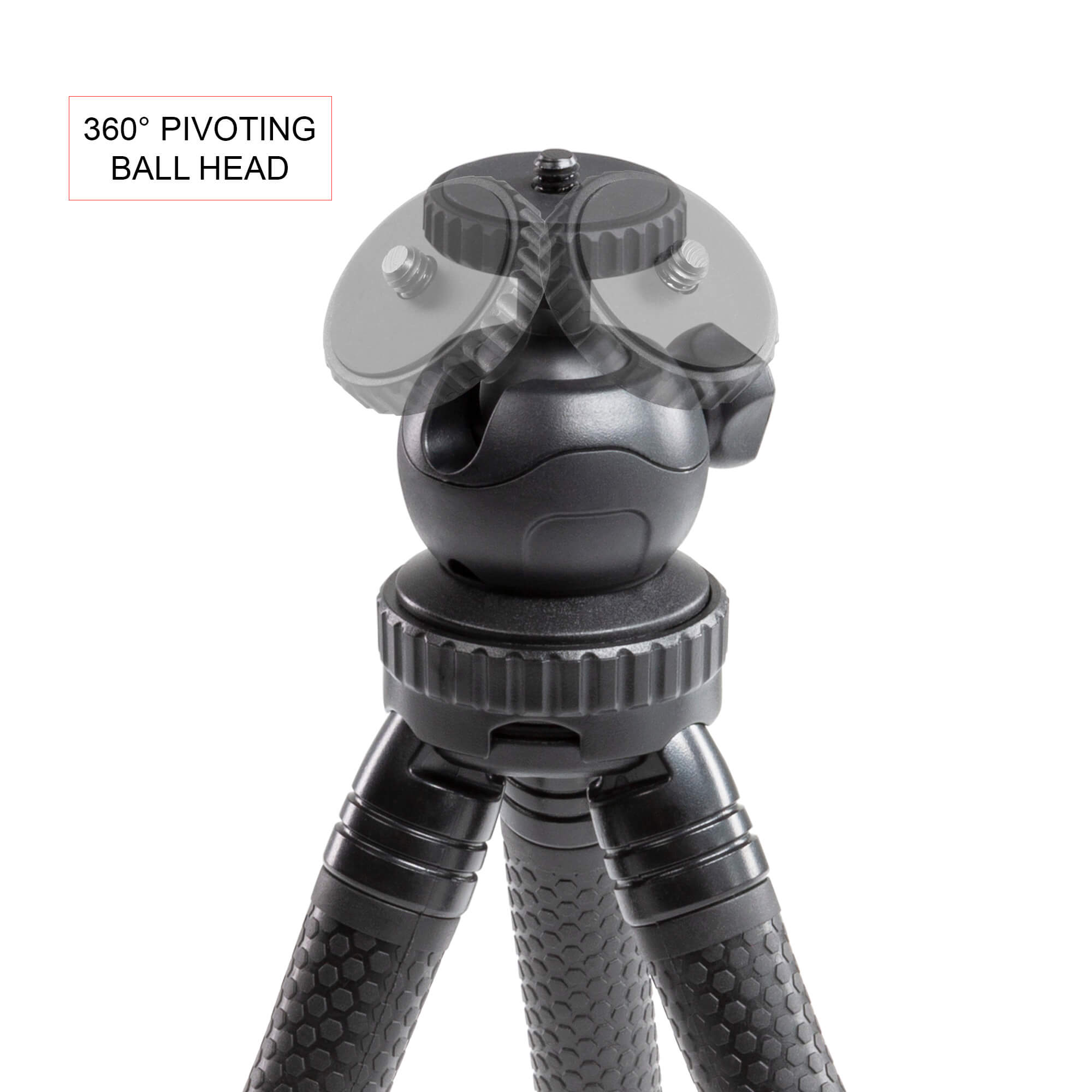 SHAPE Tripod Flexible Grip with Ball Head with Tablet Tripod Mount