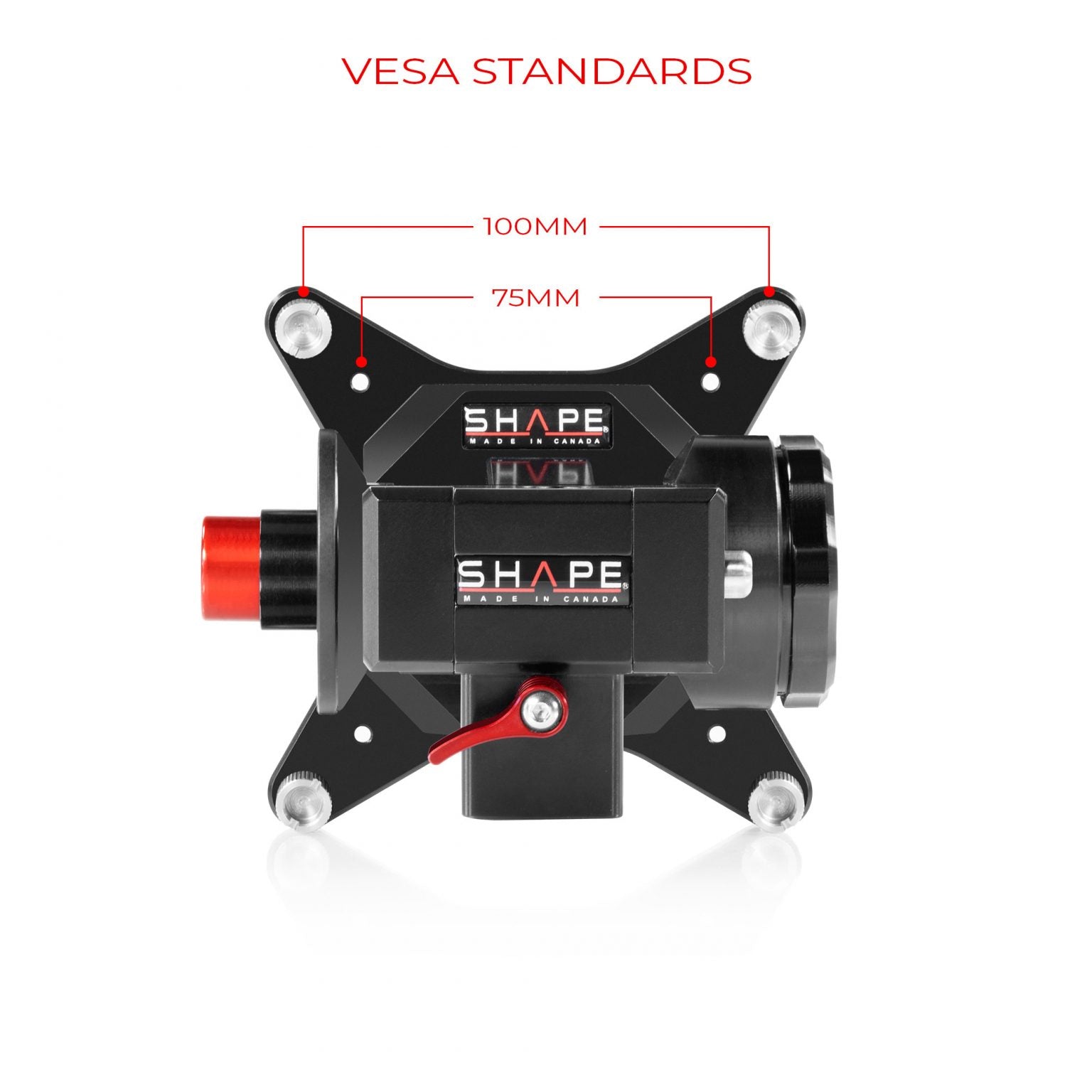 SHAPE Monitor Support Mount Vesa with Push Button