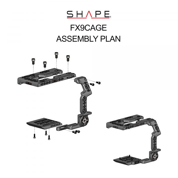 SHAPE Camera Cage for Sony FX9