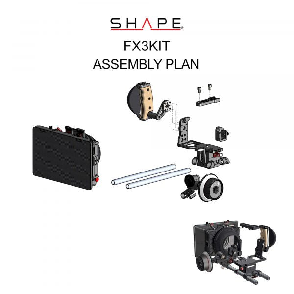 SHAPE Camera Bundle Rig Kit for Sony FX3/FX30