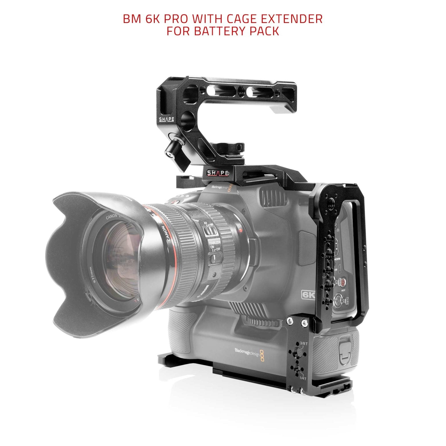 SHAPE Shoulder Mount Kit for Blackmagic Cinema Camera 6K/6K PRO/6K G2