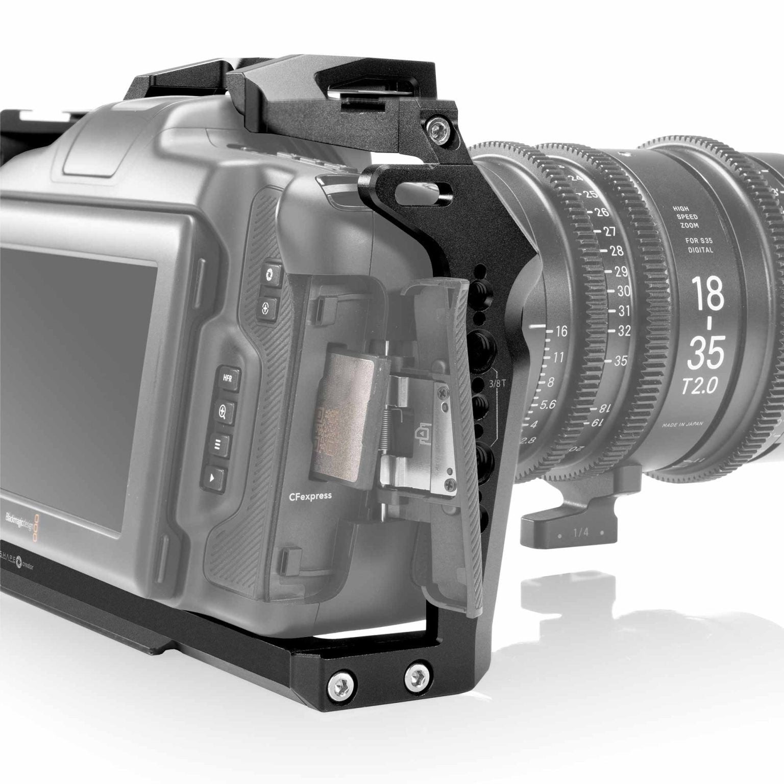 SHAPE Camera Cage, Top Handle and Rod Bloc System for Blackmagic Cinema Camera 6K/6K PRO/6K G2