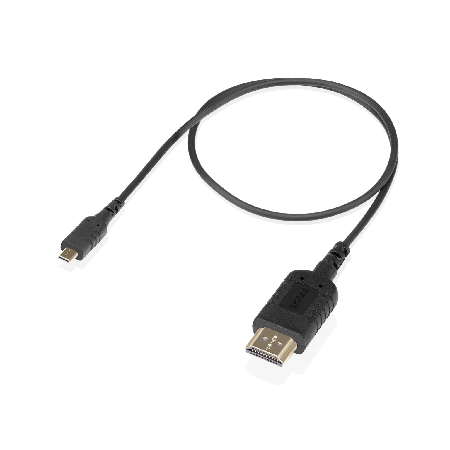 SHAPE Skinny HDMI to Micro HDMI 8K Ultra High-Speed Cable 18 inches