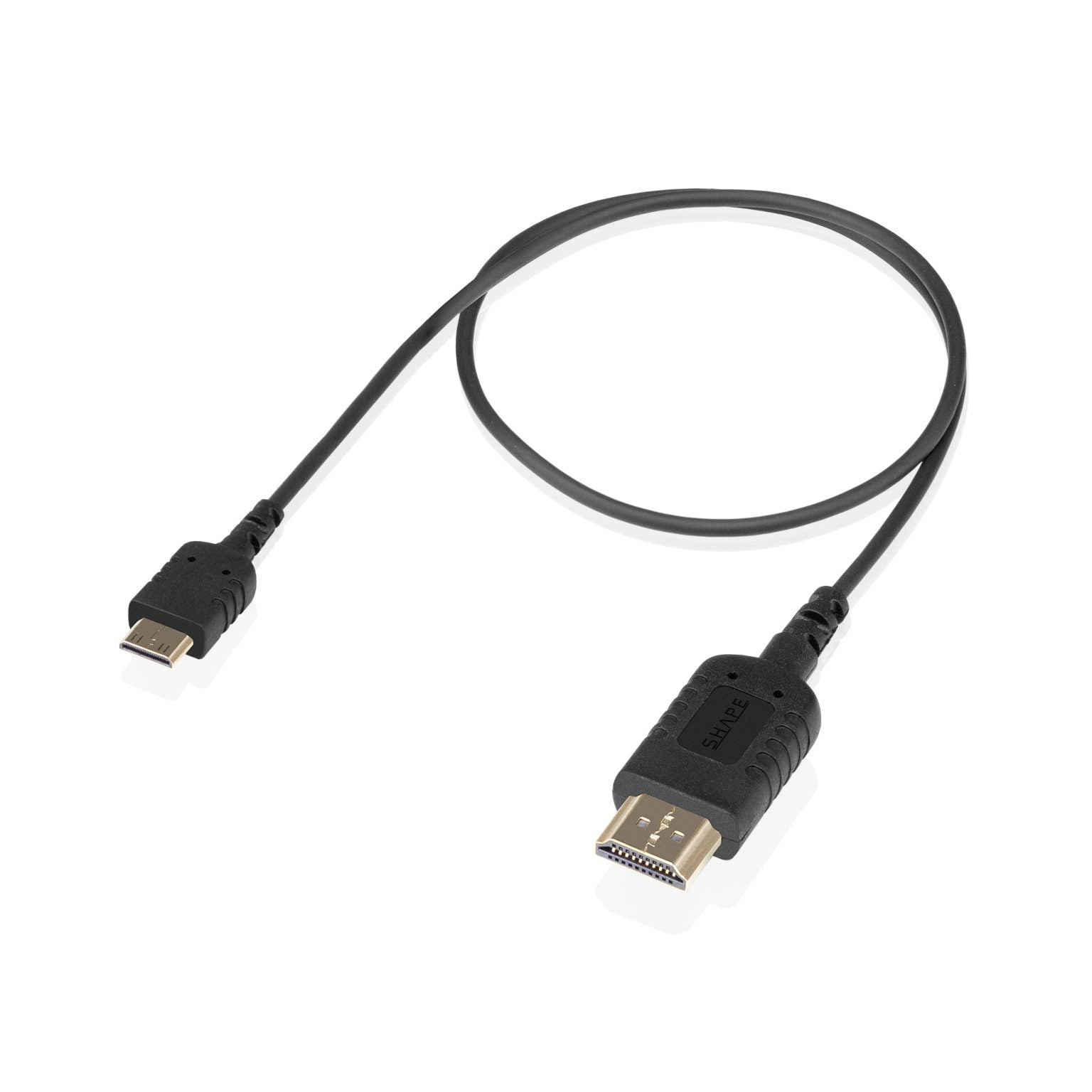SHAPE Skinny HDMI to Mini HDMI 8K Ultra High-Speed Cable 18 inches