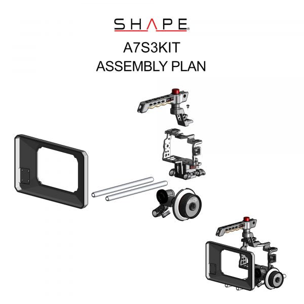 SHAPE Camera Bundle Rig Kit for Sony A7S III/A7 IV/A7R V