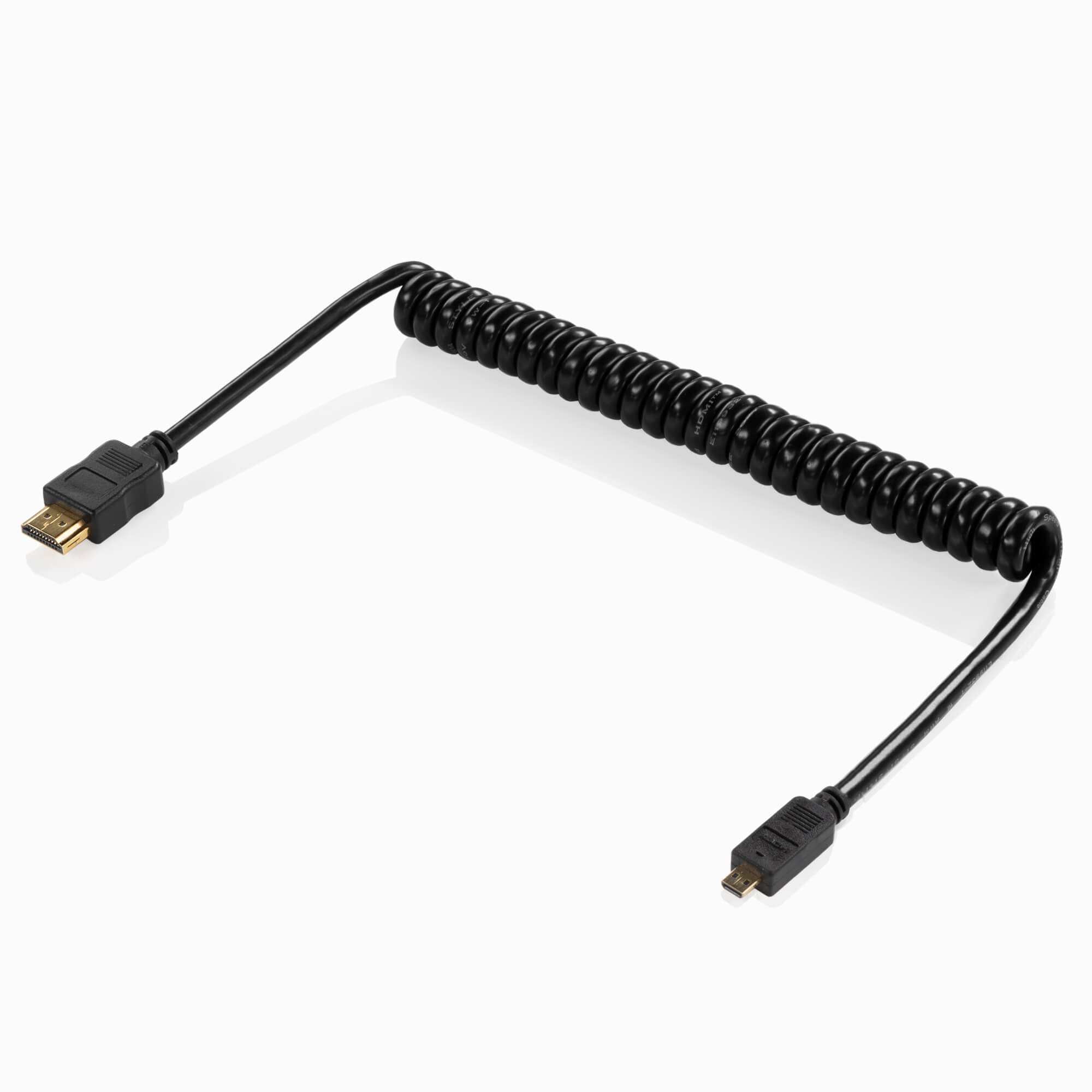 SHAPE Câble HDMI vers Micro HDMI spiralé 4K 16 pouces