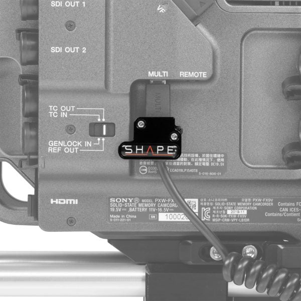 SHAPE Serre-câble pour poignée de télécommande Sony FX9