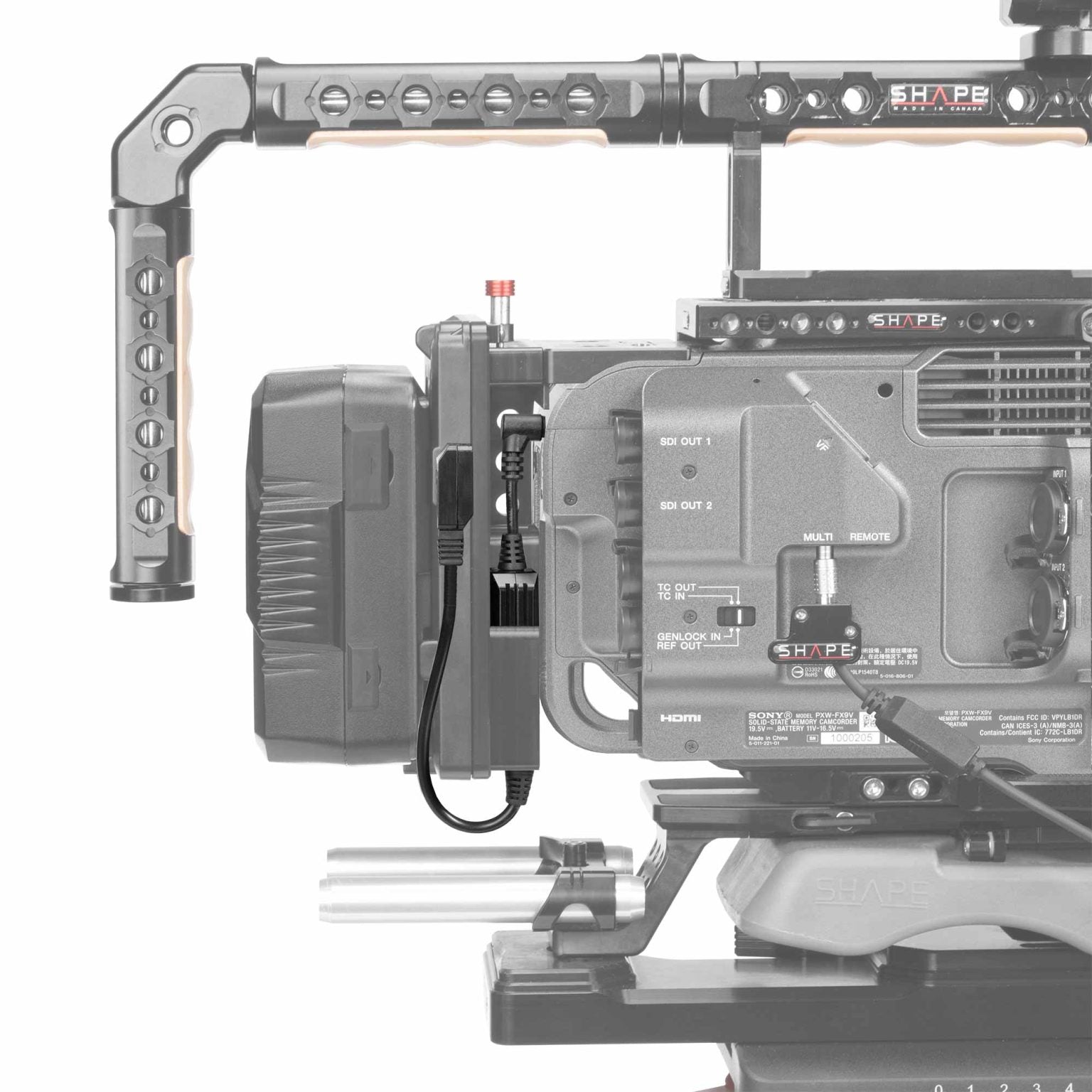 SHAPE Câble d'alimentation D-Tap pour Sony FX9/FX6